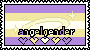 stamp with the angelgender flag